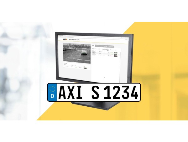 Axis License Plate Verifier 1P E-License
