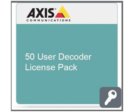Axis H.264 +AAC decoder 50-user decoder license pack
